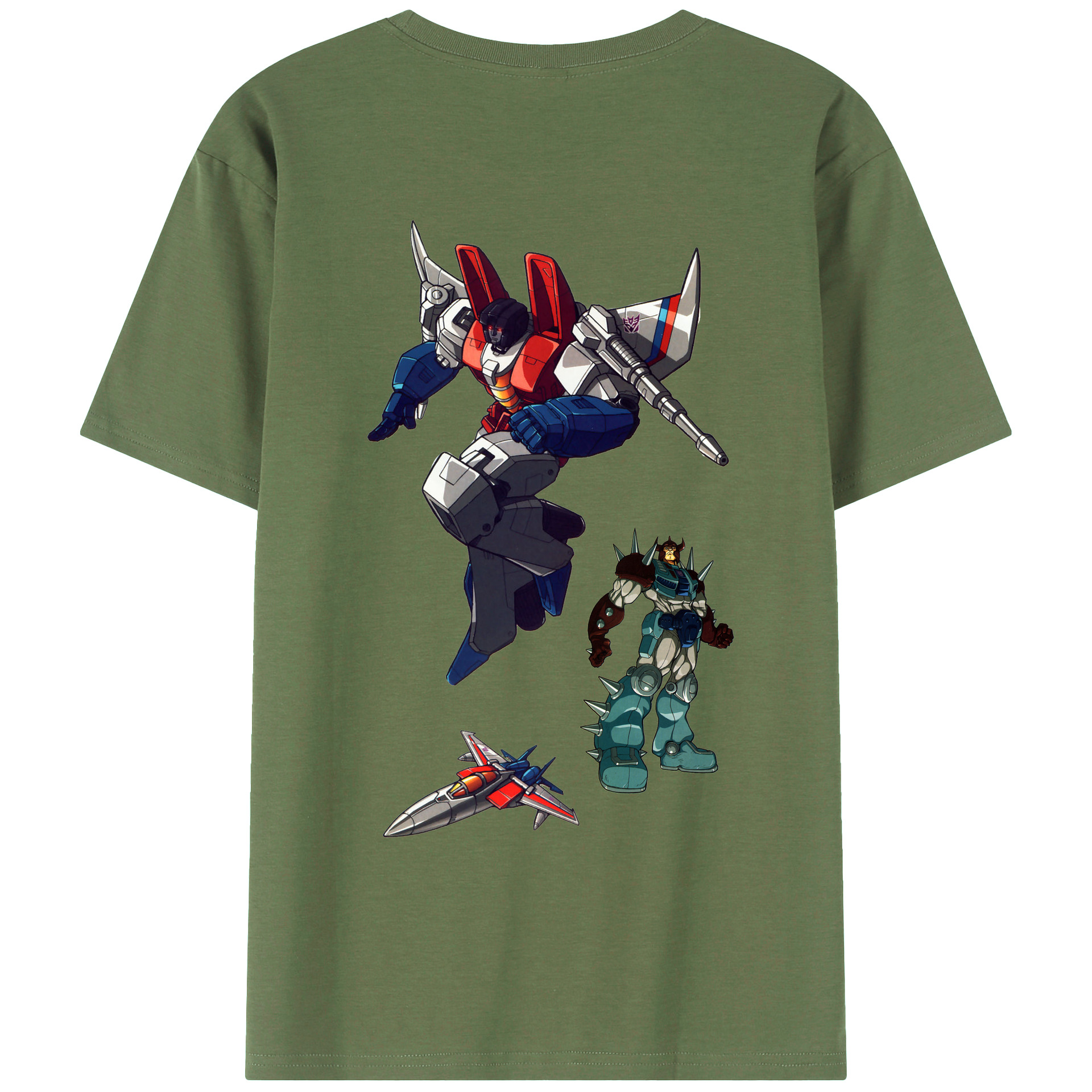 （画像用）  綿100％ メンズ半袖Tシャツ（バックプリント） 通気性